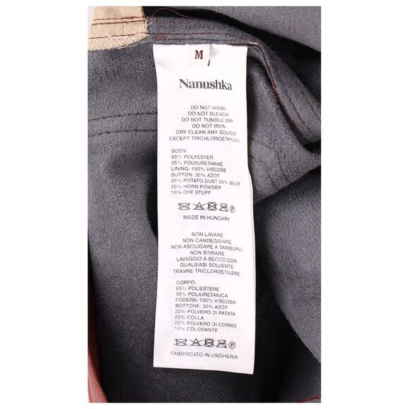 Nanushka Straight Leg Pants in Brown Polyester - Picture 8 of 8